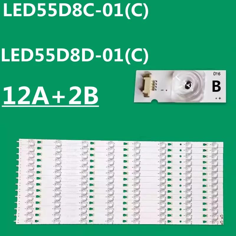 LED Ʈ 8 , F55Y F55N G55Y-S LED55D8C-01(C) LED55D8D-01(C) 3035500842 LS55H610N LT-55MCF785Y U55A71H1 LT-55MCF885